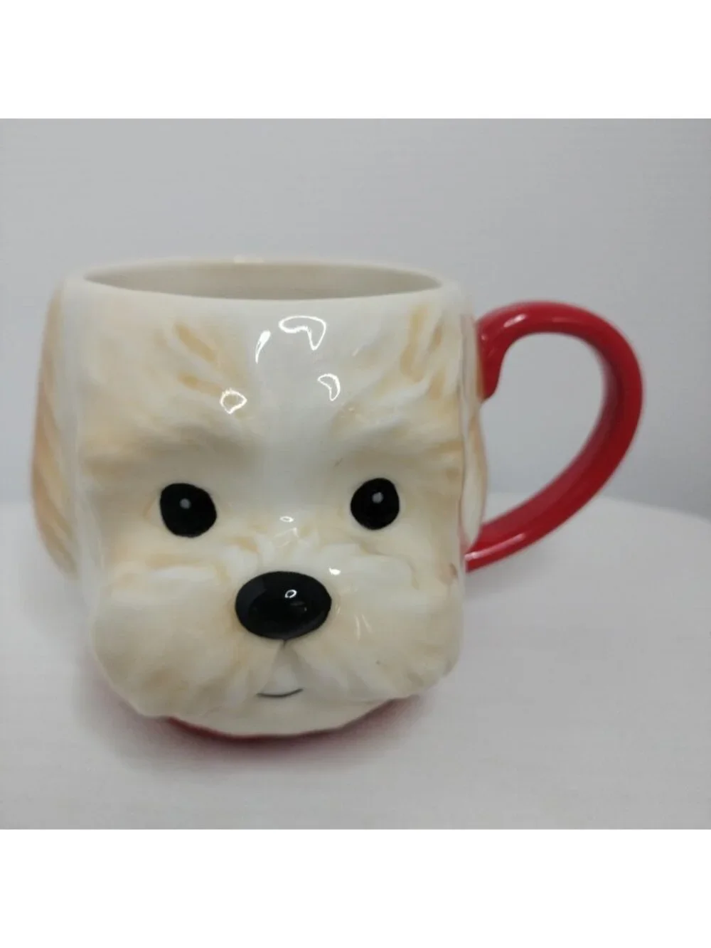 West Elm Poodle Dog Cavapoo Coffee Mug Mug New 3